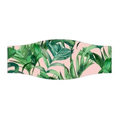 Green Leaves On Pink Stretchable Headband by goljakoff