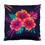 Neon flowers Standard Cushion Case (One Side) Front