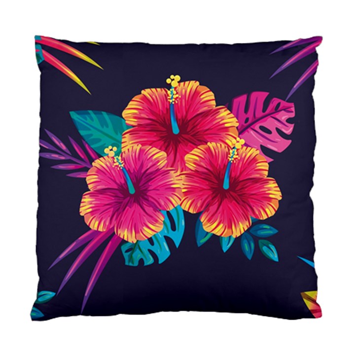 Neon flowers Standard Cushion Case (One Side)