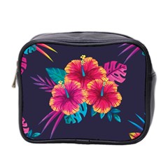 Neon Flowers Mini Toiletries Bag (two Sides) by goljakoff