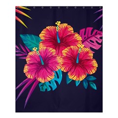 Neon Flowers Shower Curtain 60  X 72  (medium)  by goljakoff