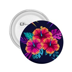 Neon Flowers 2 25  Buttons by goljakoff