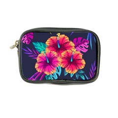 Neon Flowers Coin Purse by goljakoff