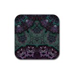 Mandala Corset Rubber Coaster (Square)  Front