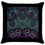 Mandala Corset Throw Pillow Case (Black) Front