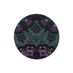 Mandala Corset Rubber Coaster (Round)  Front