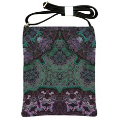 Mandala Corset Shoulder Sling Bag by MRNStudios