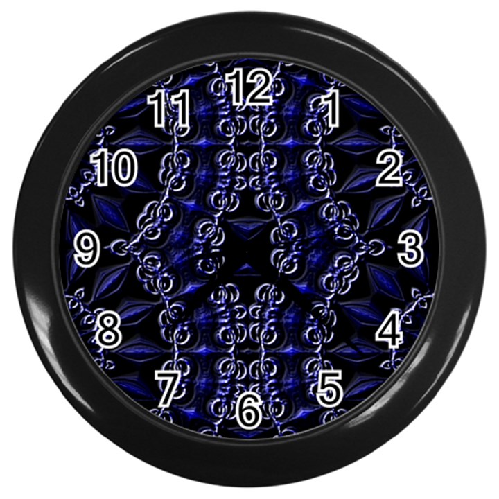 Mandala Cage Wall Clock (Black)