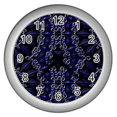 Mandala Cage Wall Clock (silver) by MRNStudios