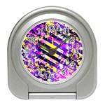 Pop Punk Mandala Travel Alarm Clock Front