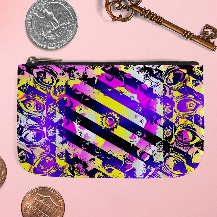 Pop Punk Mandala Large Coin Purse