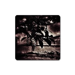 Dark Spring Square Magnet by MRNStudios