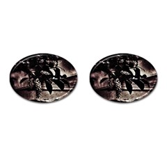 Dark Spring Cufflinks (oval) by MRNStudios