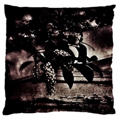 Dark Spring Large Flano Cushion Case (one Side) by MRNStudios