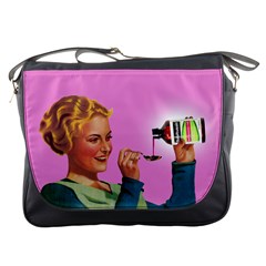 Robo Tripping Messenger Bag by RetroCrazy