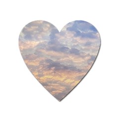 Cloudscape Photo Print Heart Magnet by dflcprintsclothing