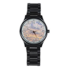 Cloudscape Photo Print Stainless Steel Round Watch by dflcprintsclothing