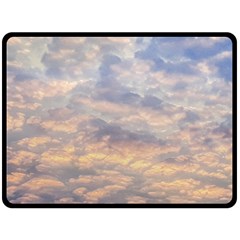 Cloudscape Photo Print Double Sided Fleece Blanket (large) 