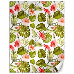 Tropical Flowers Canvas 12  X 16  by goljakoff