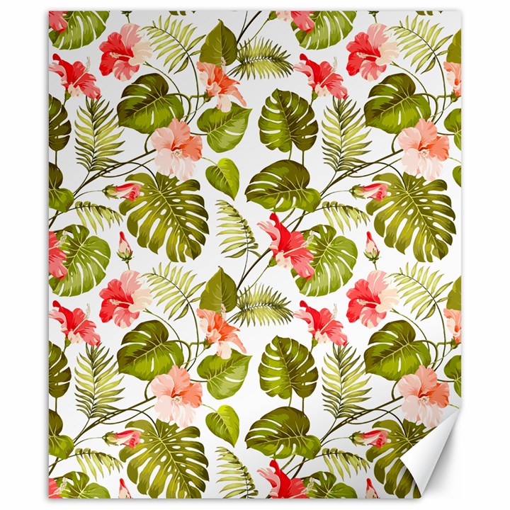 Tropical flowers Canvas 20  x 24 