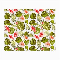 Tropical Flowers Small Glasses Cloth (2 Sides) by goljakoff