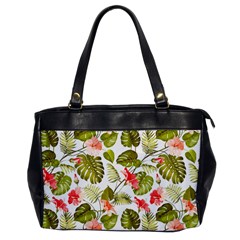 Tropical Flowers Oversize Office Handbag by goljakoff