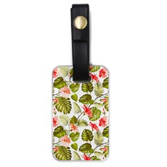 Tropical Flowers Luggage Tag (one Side) by goljakoff