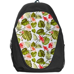 Tropical Flowers Backpack Bag by goljakoff