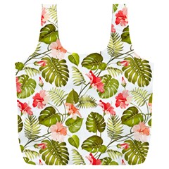 Tropical Flowers Full Print Recycle Bag (xxxl) by goljakoff