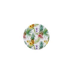 Tropical Pineapples 1  Mini Buttons by goljakoff