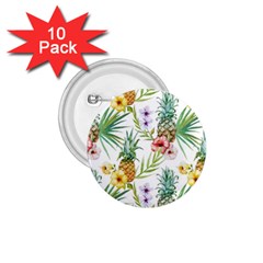 Tropical Pineapples 1 75  Buttons (10 Pack) by goljakoff