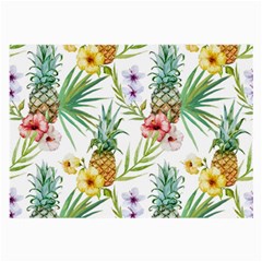 Tropical Pineapples Large Glasses Cloth by goljakoff