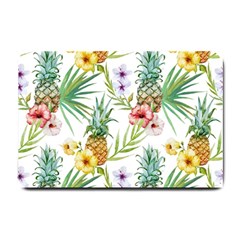 Tropical Pineapples Small Doormat  by goljakoff