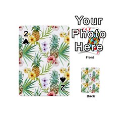 Tropical Pineapples Playing Cards 54 Designs (mini) by goljakoff