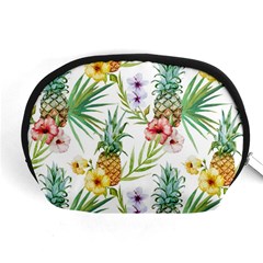 Tropical Pineapples Accessory Pouch (medium) by goljakoff