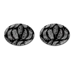 Fallen Leaves Cufflinks (oval) by goljakoff