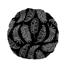 Fallen Leaves Standard 15  Premium Flano Round Cushions by goljakoff