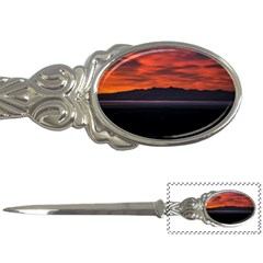 Las Aguilas Viewpoint, El Chalten, Argentina Letter Opener by dflcprintsclothing