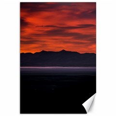 Las Aguilas Viewpoint, El Chalten, Argentina Canvas 12  X 18  by dflcprintsclothing