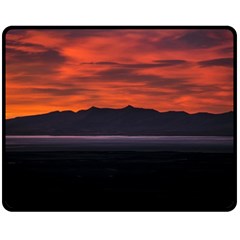 Las Aguilas Viewpoint, El Chalten, Argentina Fleece Blanket (medium)  by dflcprintsclothing