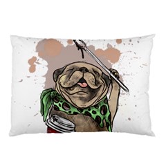 Pug Lover Coffee Pillow Case by EvgeniaEsenina