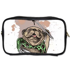 Pug Lover Coffee Toiletries Bag (two Sides) by EvgeniaEsenina