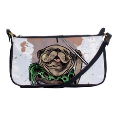 Pug Lover Coffee Shoulder Clutch Bag