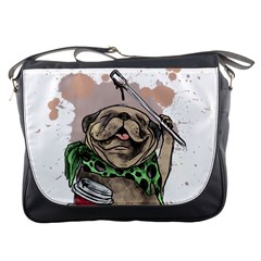 Pug Lover Coffee Messenger Bag