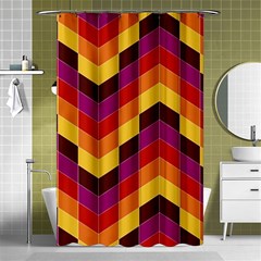 Geometric  Shower Curtain 48  X 72  (small)  by Sobalvarro