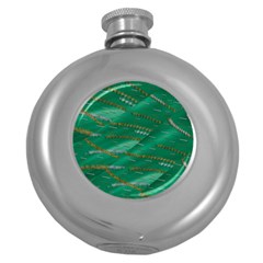 Colors To Celebrate All Seasons Calm Happy Joy Round Hip Flask (5 Oz) by pepitasart