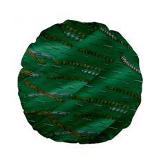 Colors To Celebrate All Seasons Calm Happy Joy Standard 15  Premium Round Cushions by pepitasart