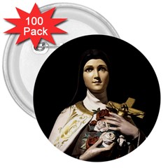 Virgin Mary Sculpture Dark Scene 3  Buttons (100 Pack)  by dflcprintsclothing