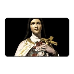 Virgin Mary Sculpture Dark Scene Magnet (rectangular) by dflcprintsclothing