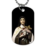 Virgin Mary Sculpture Dark Scene Dog Tag (Two Sides) Front